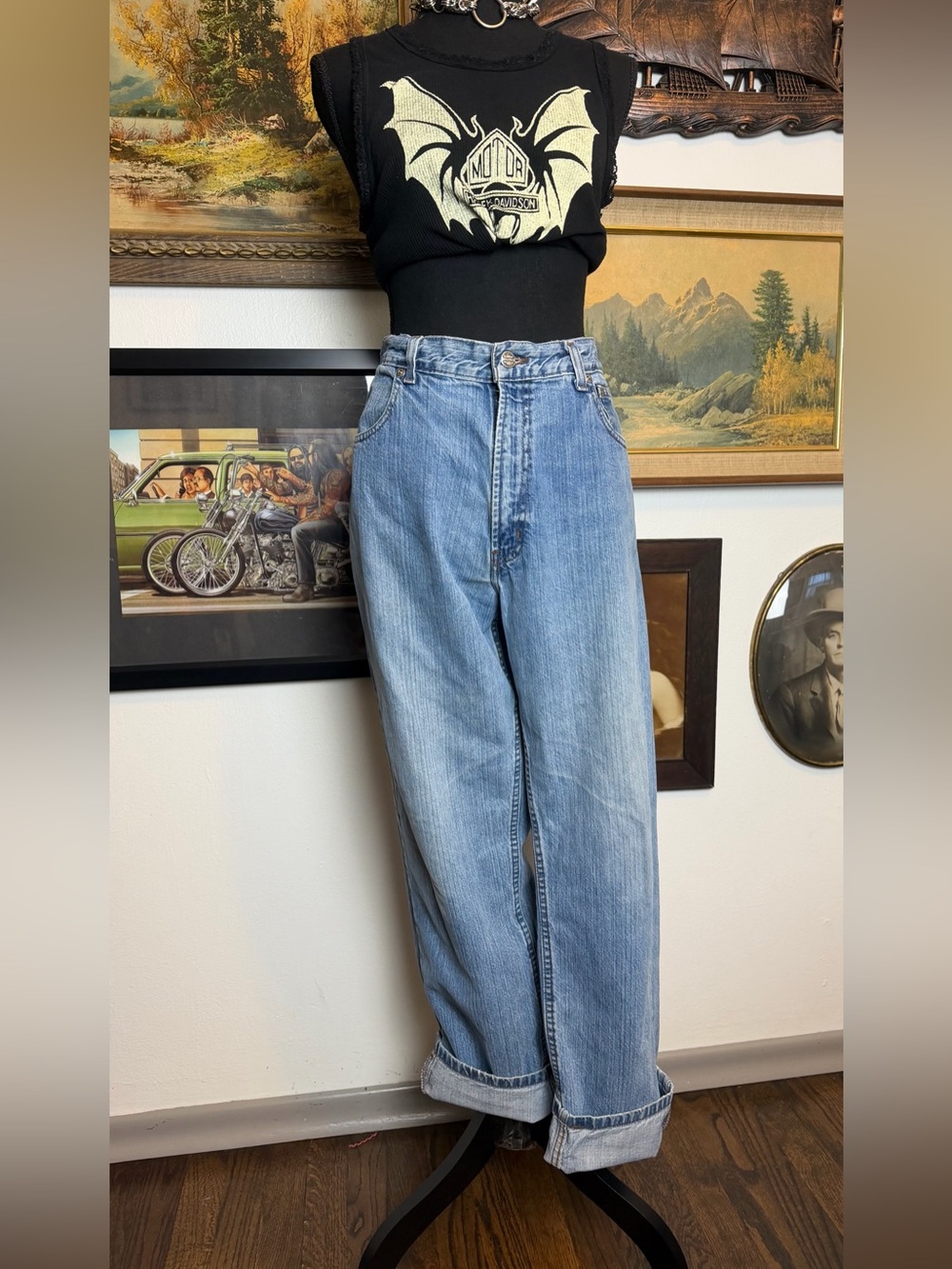 Y2K HARLEY-DAVIDSON Baggy Jeans